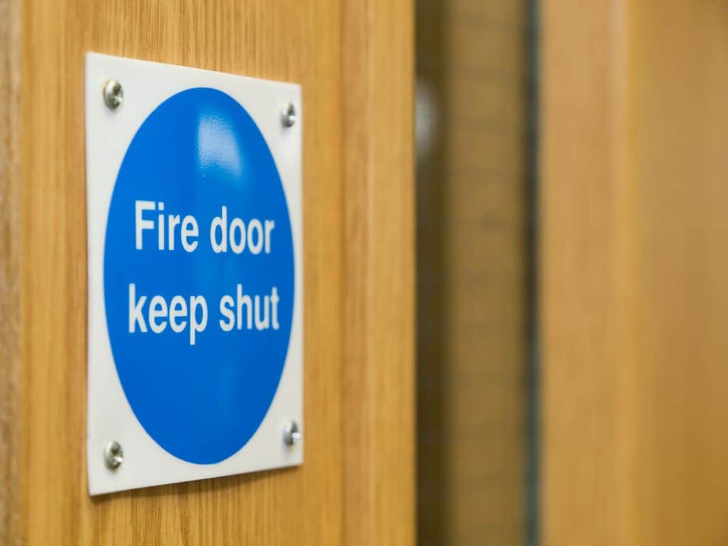 Fire Door installation at Element Passive Fire Protection