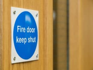 Fire Door installation at Element Passive Fire Protection