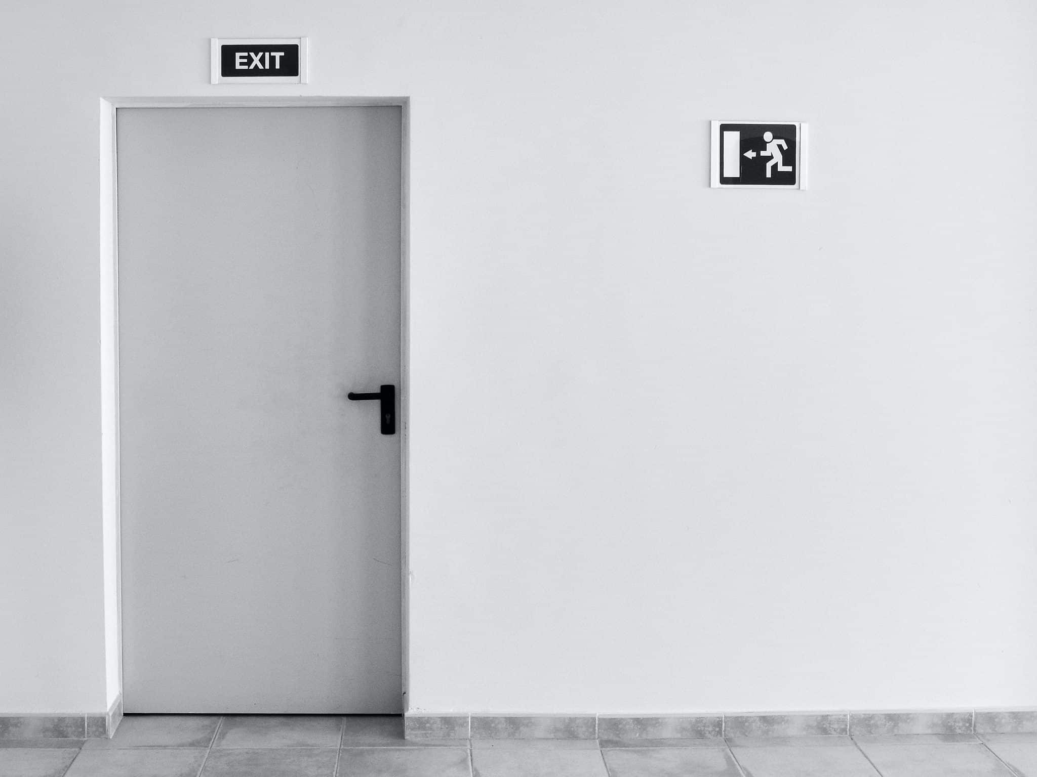 White Fire Door Installation