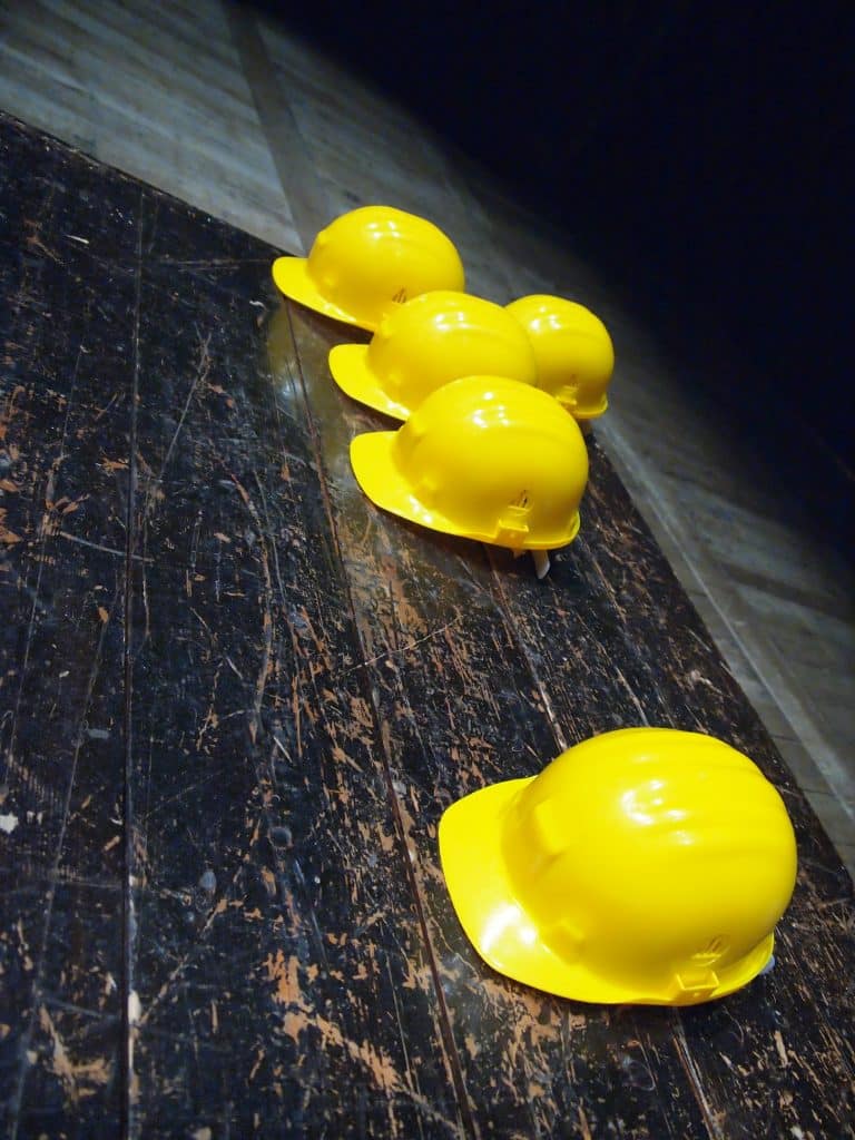Yellow Hard Hats for Fire Remedial Contractors