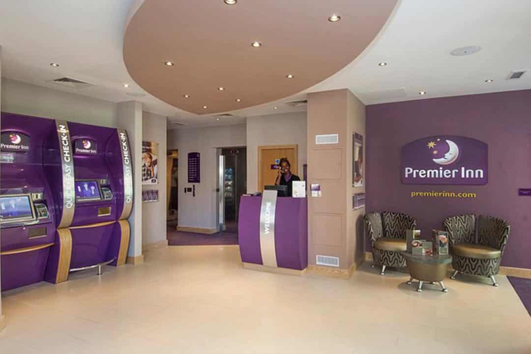 Inside Premier Inn at London Southwark