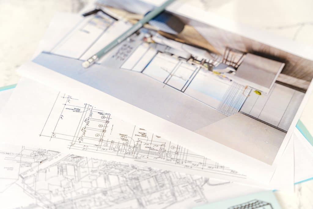 Fire compartmentation floor and wall plan