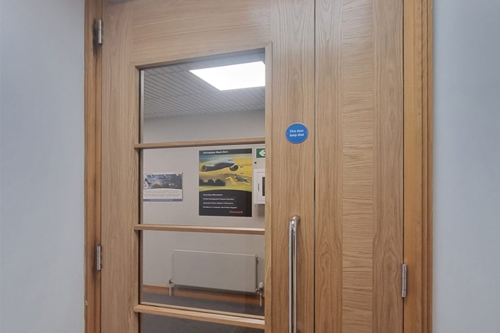 Example of fire door installation Loughborough